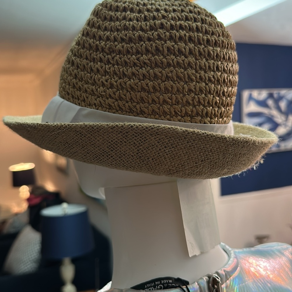 NEW Steve Madden BEACH HAT WHITE - Picture 6 of 9